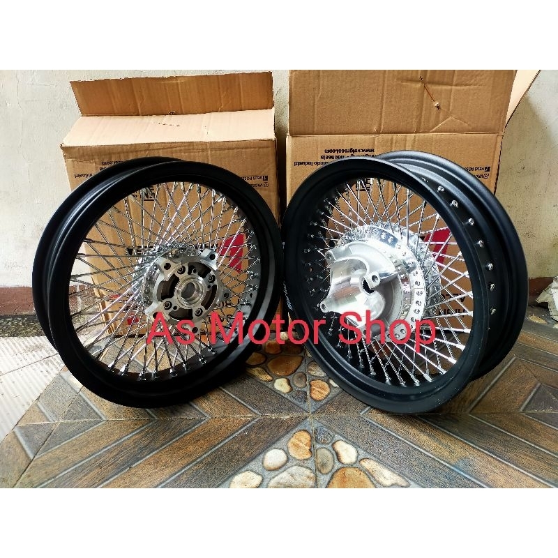 VELG SET JARI JARI SERIBU VELG TAPAK LEBAR UKURAN 250 300 RING 14 YAMAHA N MAX OLD AEROX155 ADV150 P