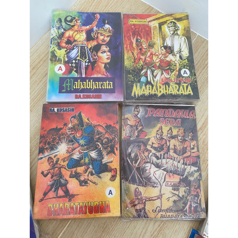 Komik Langka Mahabharata Bharatayuda Pandawa Seda Paket Bundling Soft Cover A5 RA Kosasih Tamat