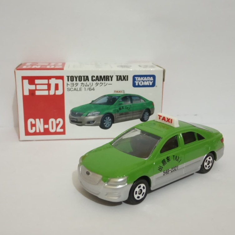Tomica CN-02 Toyota Taxi Takara Tomy Diecast Toyota Taksi Miniatur Mobil Taksi Mainan anak murah