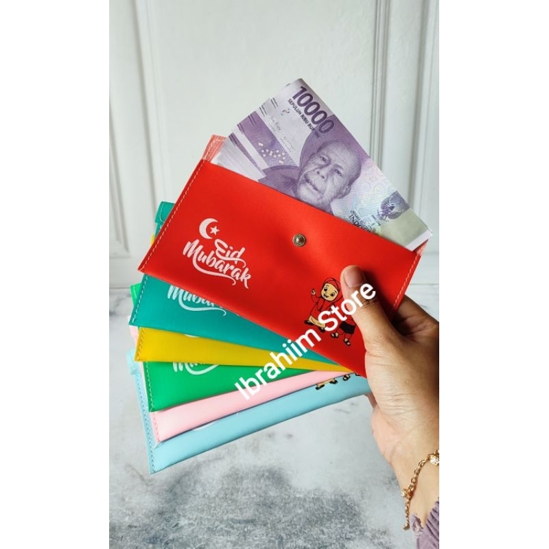 (ISI 12 PCS) DOMPET LEBARAN IDUL FITRI UKURAN BESAR BAHAN CCI / DOMPET UANG KERTAS ANGPAO LEBARAN IDUL FITRI MURAH