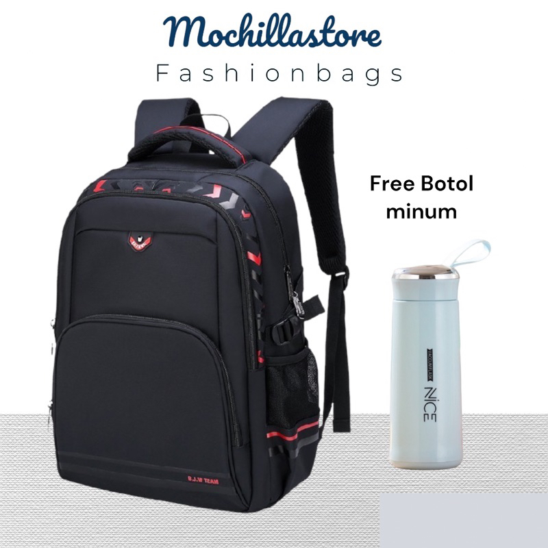 Mochillastore - Tas Ransel Sekolah Anak Laki-laki Tas Ransel Backpack Anak Sekolah SD SMP SMA Tas Anak Remaja Muatan Besar masuk Buku Paket  LKS dan Laptop + Tambler Tas COD Termurah