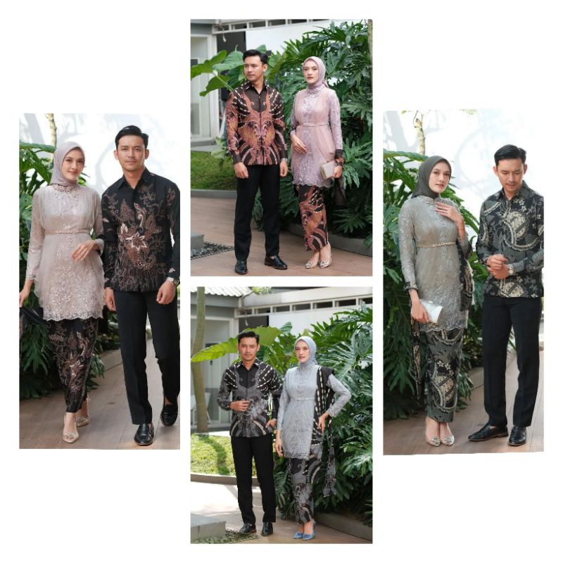 JTR BATIK JLANTIR SET KEBAYA BATIK MADINA SETELAN BAJU SERAGAM SARIMBIT COUPLE BATIK KEBAYA MODERN M