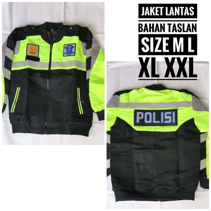 JAKET TASLAN POLISI/LALIN MODEL BOMBER