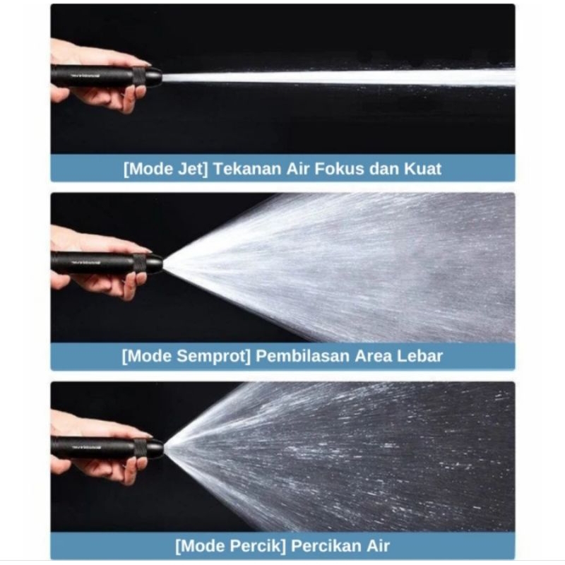 KEPALA SEMPROTAN AIR LURUS TEKANAN TINGGI NOZZLE SPRAYER CUCI MOTOR MOBIL TAMAN