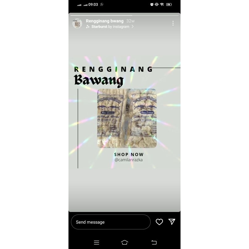 

Rengginang Situbondo Bawang