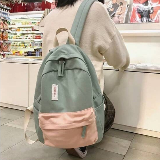 &quot;aurabagss&quot; - Tas Anak Ransel Sekolah Anak SD SMP Backpack Anak Unisex Dengan Kombinasi 2 Warna Keren Trendy Harga Terjangkau Bisa COD