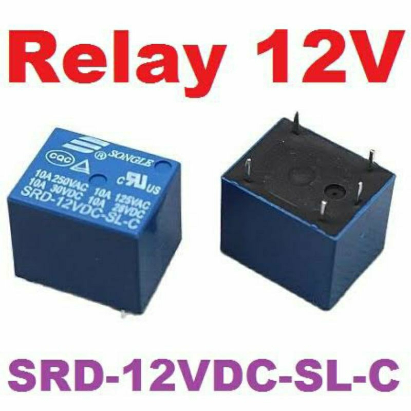 RELAY 12V 5V  RELAY  5 KAKI RELAY 5PIN