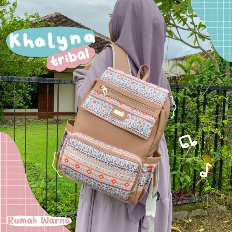 Tas Ransel Rumah Warna Tribal Series