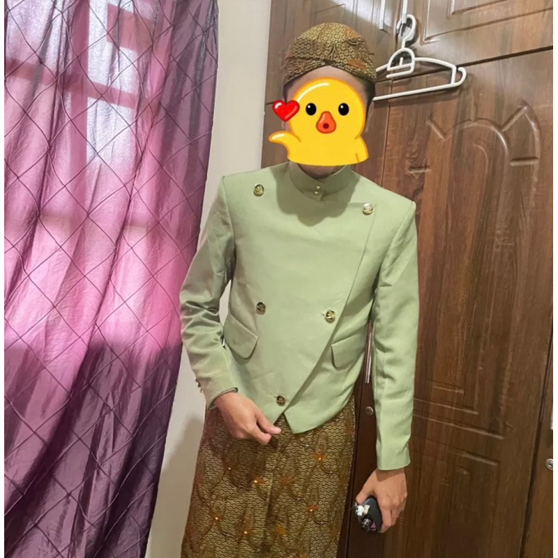 Beskap Solo Hijau sage