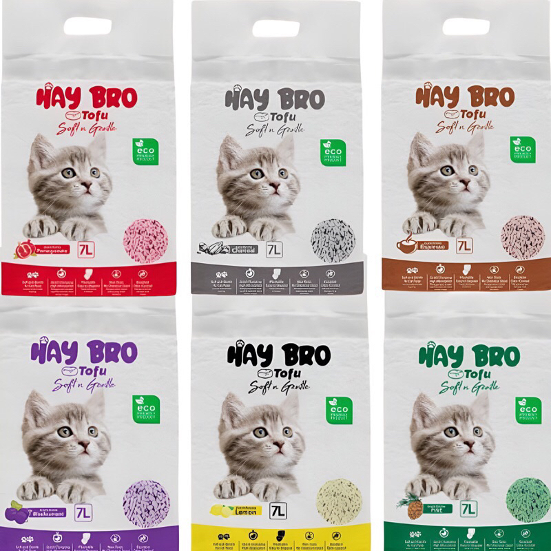 TOFU CAT LITTER PREMIUM MERK HAY BRO 7liter