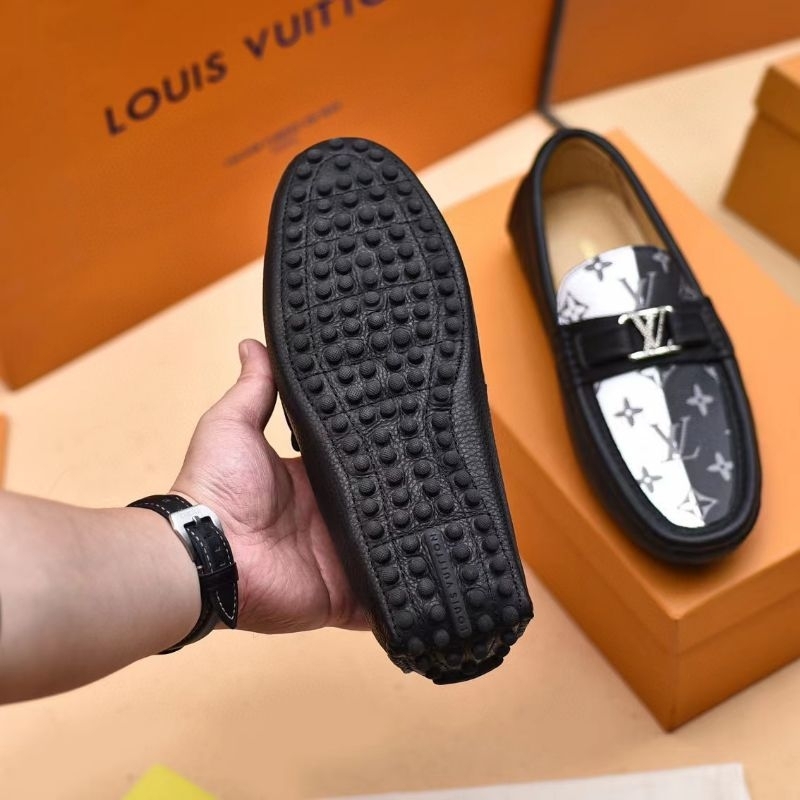 sepatu loafer pria lv slip on cowok premium p1shoes men shoes new