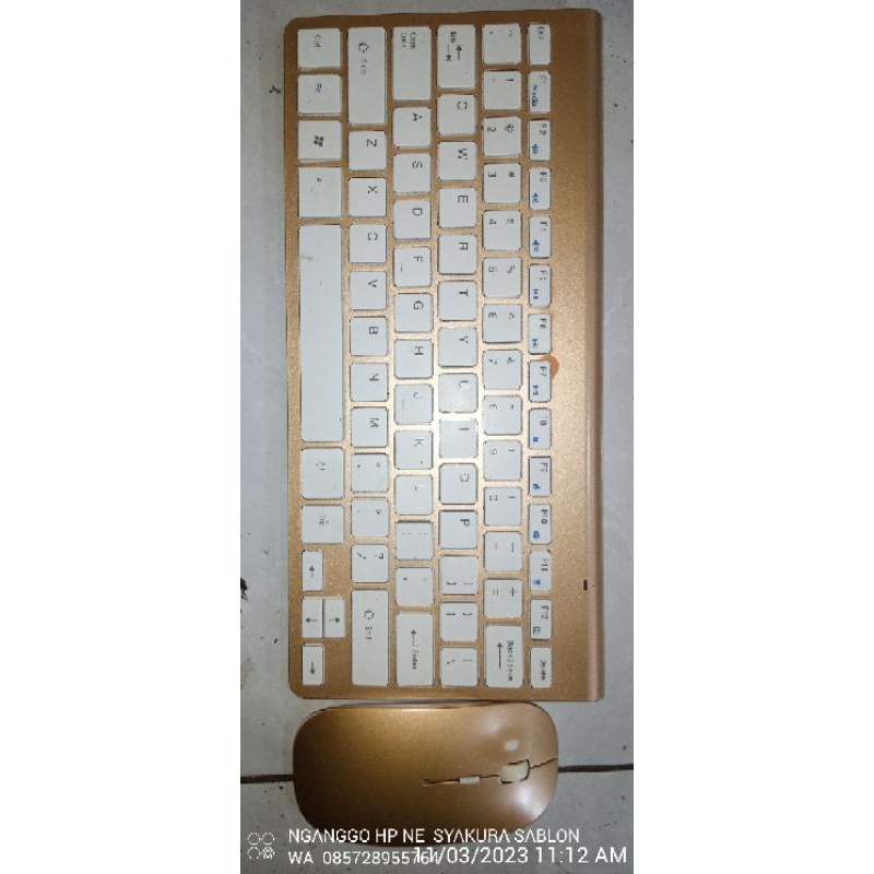 paket keyboard mouse wireless bekas