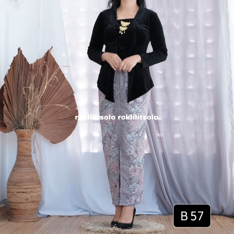 Rok span batik  Rok span belahan depan Rok batik kondangan Rok batik foil premium / Bawahan kondangan / Rok batik