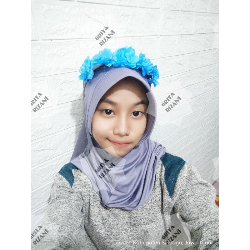 bando mawar .. bando fashion / bando bunga cantik / bando bunga murah