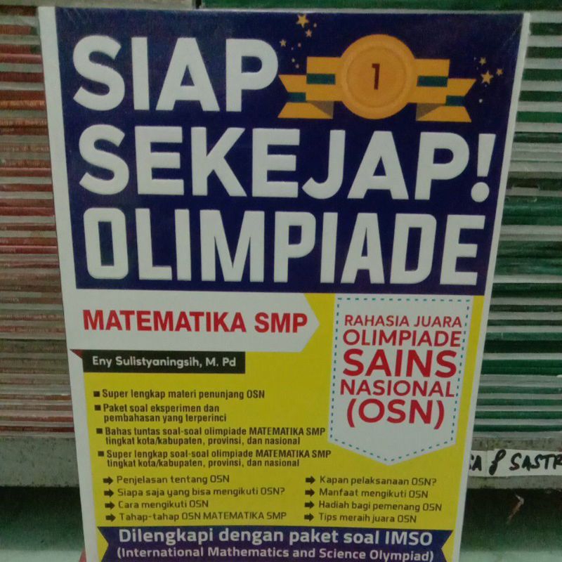 

BUKU SIAP SEKEJAP OLIMPIADE OSN MATEMATIKA SMP + KUNCI JAWABAN