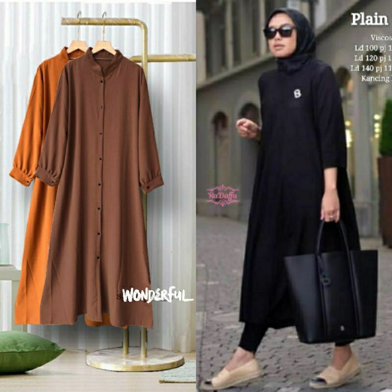 Ratu Long tunik crinkel airflow