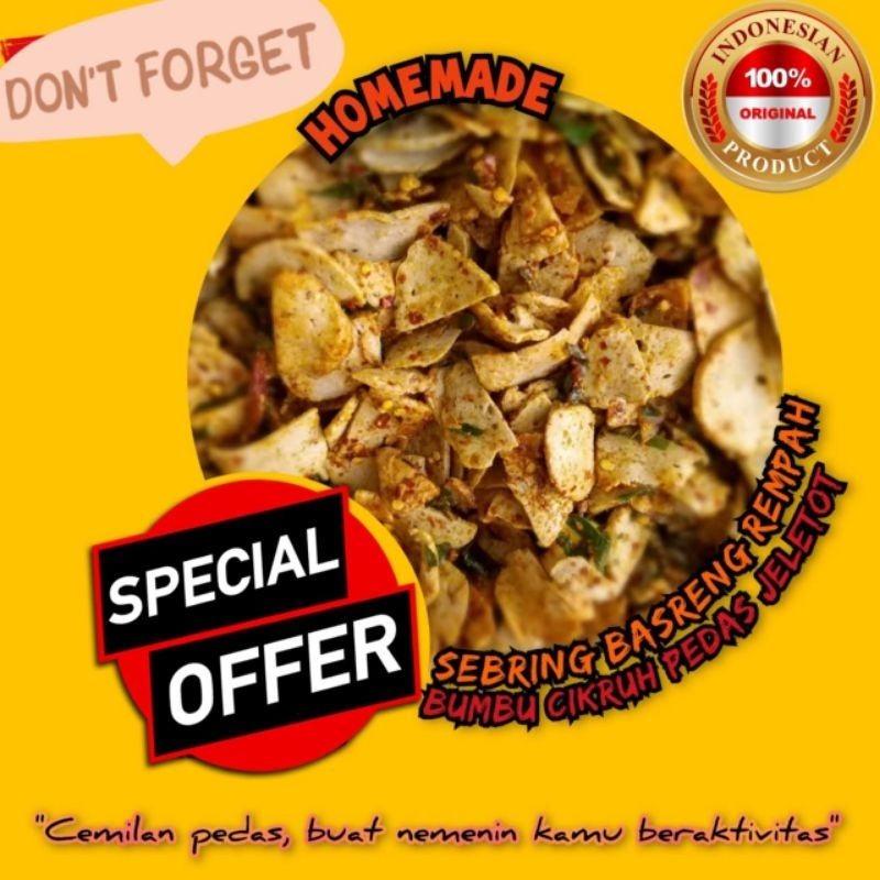 

Sebring Basreng Rempah 250gr