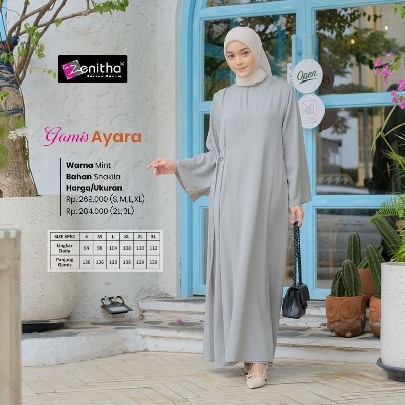 Baju Muslim Dewasa - Gamis - Ayara Dress - Zenitha