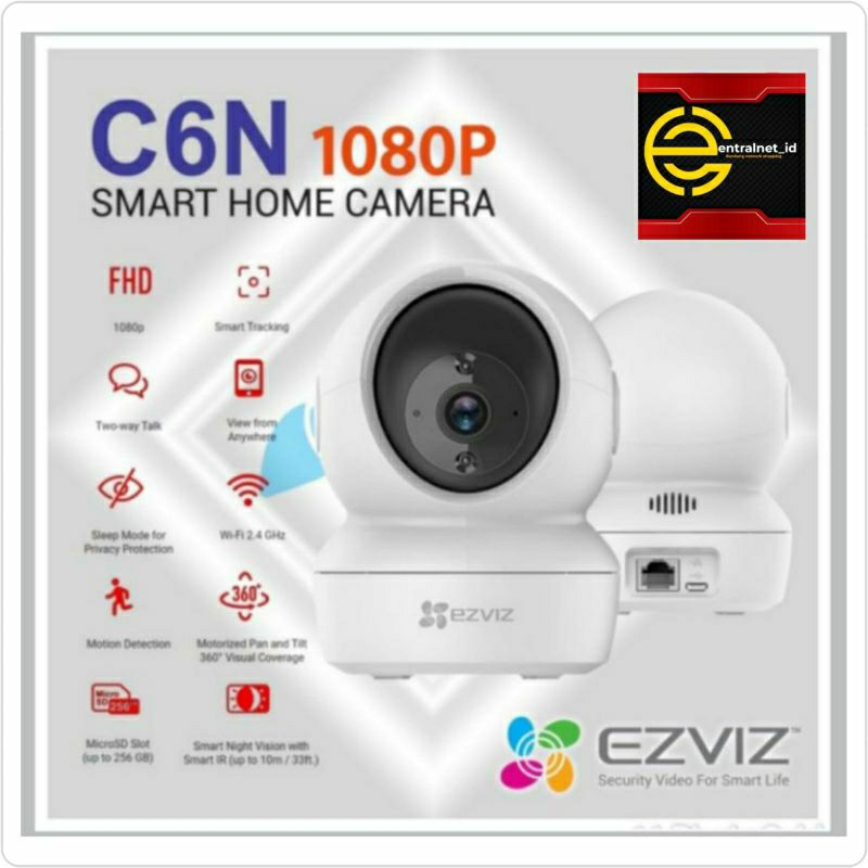 EZBIS C6N 1080P WIFI CAMERA CCTV SMART IP- 1080PEZBIS C6N 1080P WIFI CAMERA CCTV SMART IP- 1080P