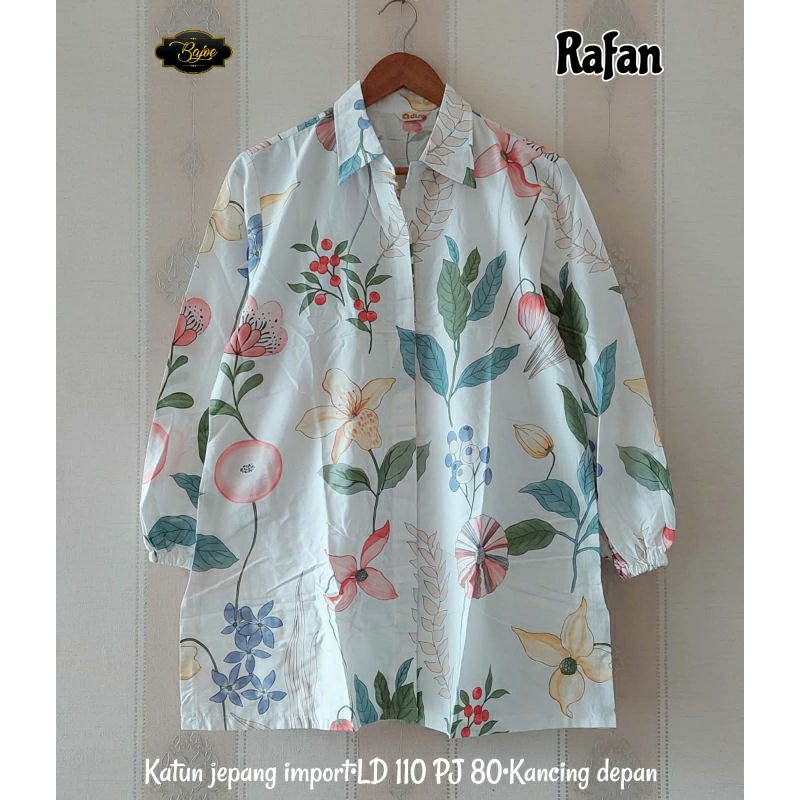 RAFAN KEMEJA BAHAN KATUN JEPANG