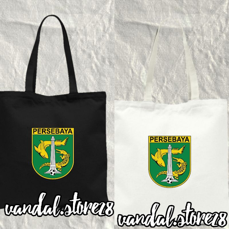 TOTEBAG KANVAS PERSEBAYA /TOTEBAG /TOTEBAG WANITA /TOTE BAG PRIA WANITA MURAH