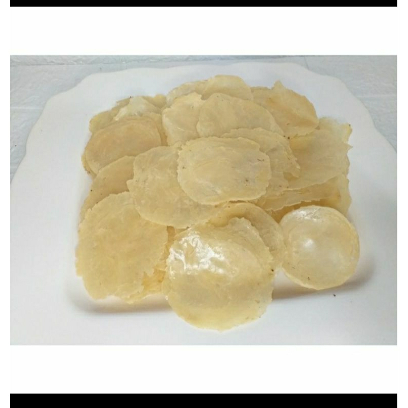 

emping melinjo mentah premium khas cirebon 1kg/emping mentah/emping melinjo Tanpa Campuran