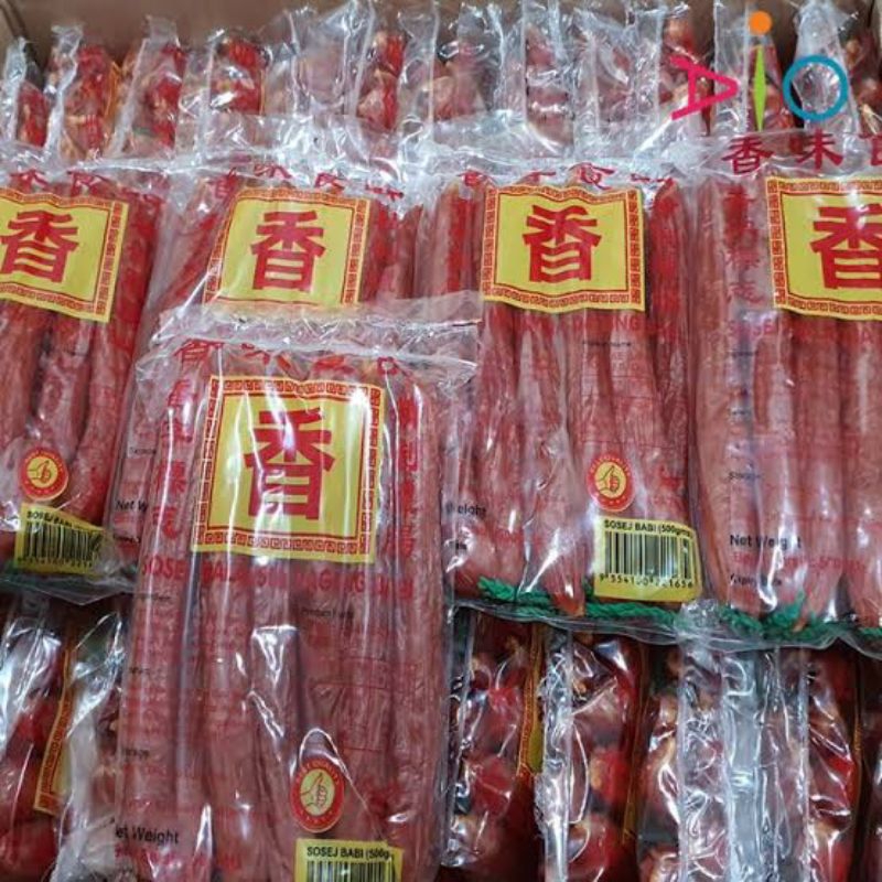 

Lapchiong/sosis babi malaysia Xiang 500g (kemasan pabrik)