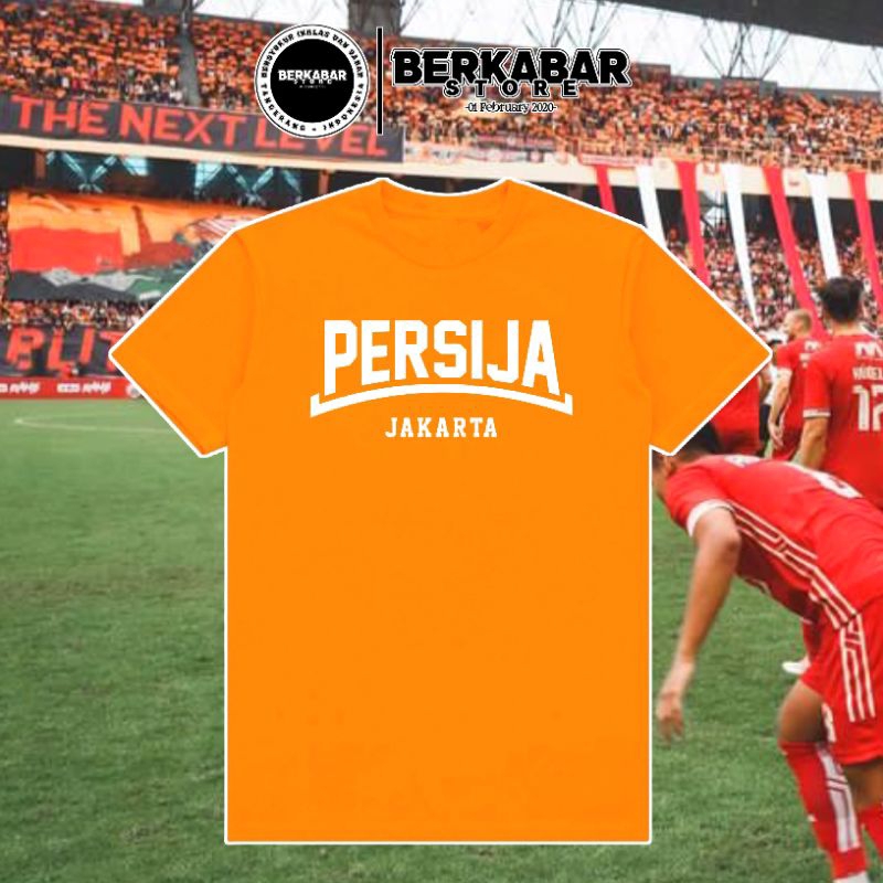Kaos Pria Persija/Kaos Persija Pria/Sablon Plastisol •BerkabarStore•