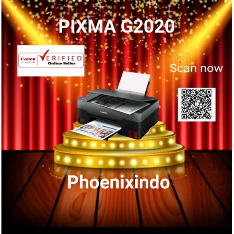 Printer Canon Pixma G2020 G 2020 print, scan, copy  pengganti G2010