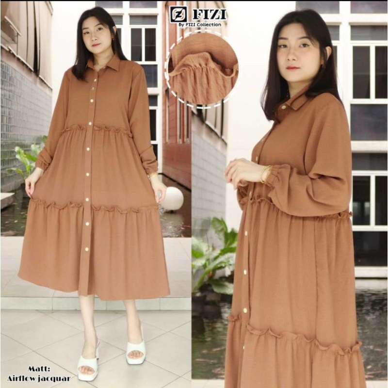 baju tunik modern wanita dewasa fizi