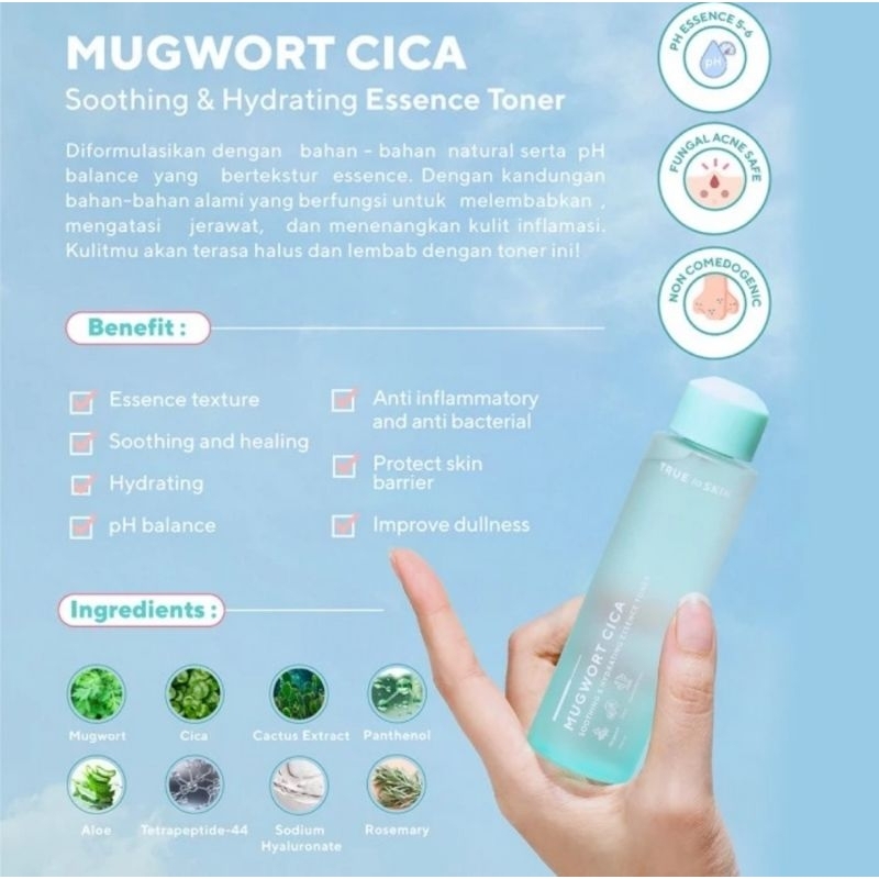 True to Skin Mugwart Cica Soothing Hydrating Essence Toner 100 ml