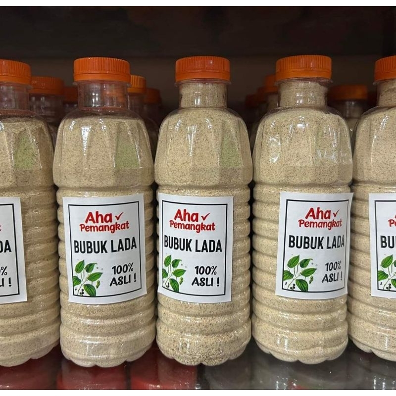 

BUBUK LADA , TEPUNG LADA ASLI 200gr , BUBUK MERICA , FU CIAU FUN KALIMANTAN