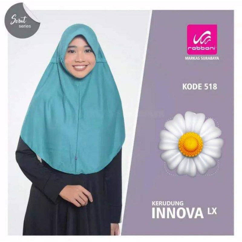 Rabbani Innova LX serut dalam, Warna Hijau Toska, size M
