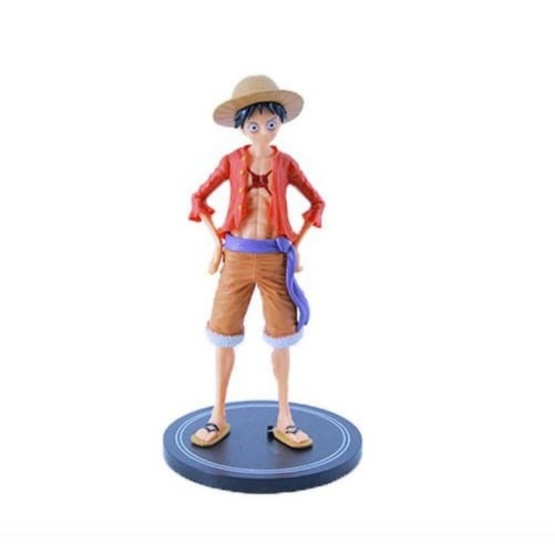 FIGURE ONE PIECE LUTFI 20CM / PATUNG HIASAN TOPPER KUE / ACTION FIGURE ANIME [BISA COD]