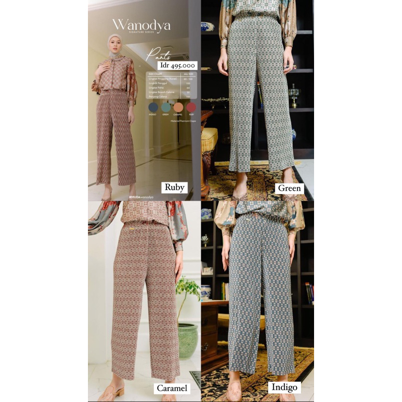 Wanodya Series by Muda Official | wanodya Dress pants blouse