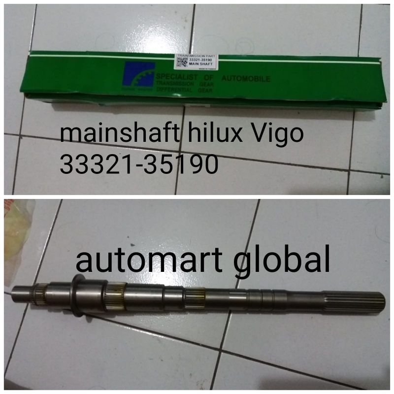 mainshaft output Shaft Hilux Vigo Fortuner 33321-35190