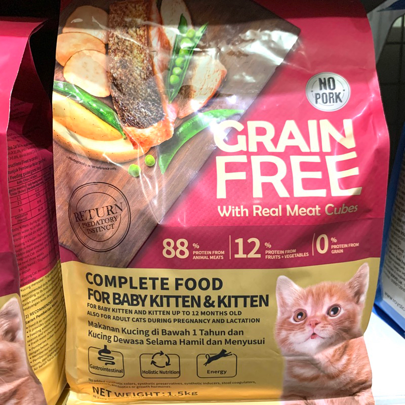 Kitchen Flavour Baby Cat &amp; Kitten 1,5kg KF Kitten Grain Free 1,5 kg