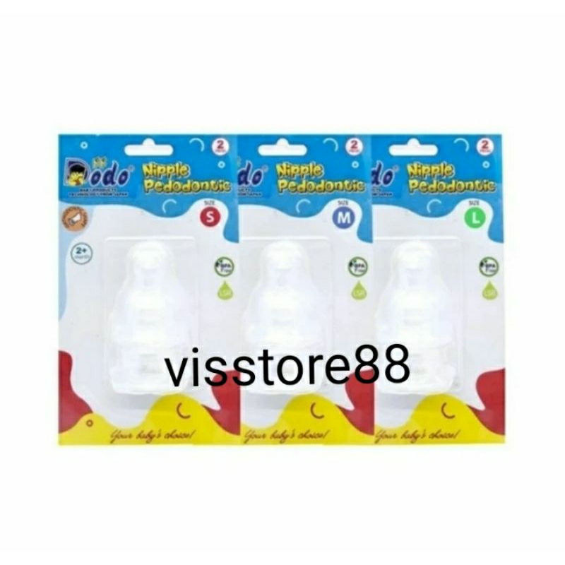 Dodo Baby Nipple Pedodontic isi 2pcs dot gepeng