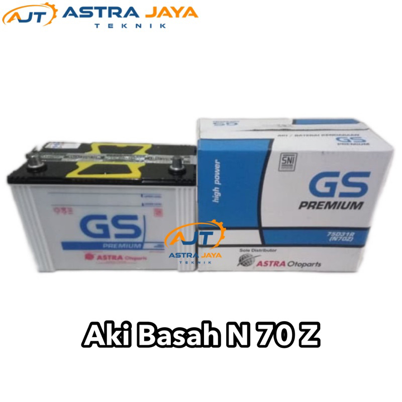 Aki Mobil GS Premium N70Z (80Ah) Accu L300 L200