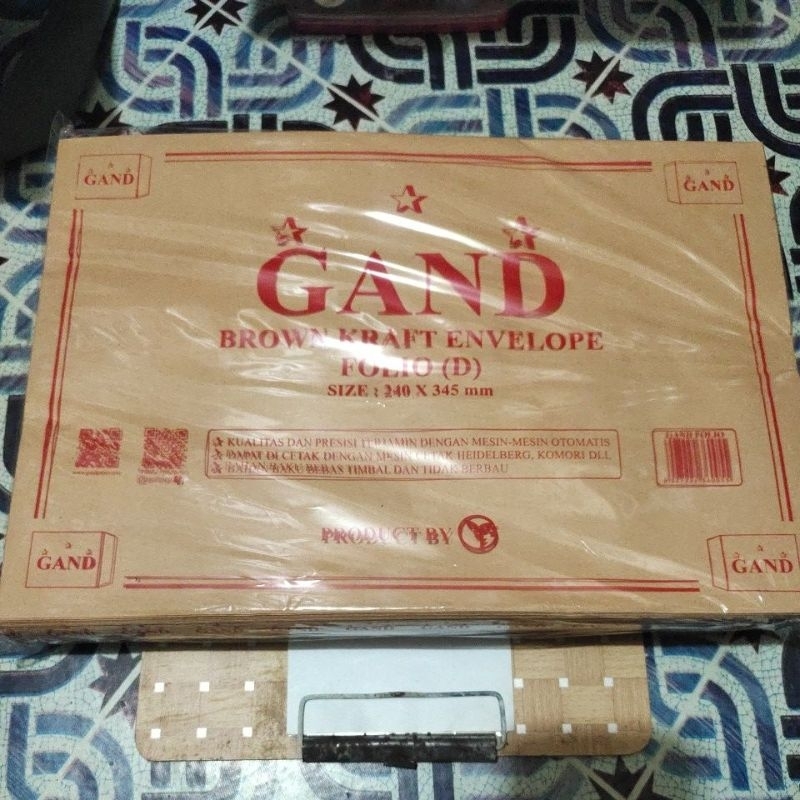 

gand amplop folio F4 / pack