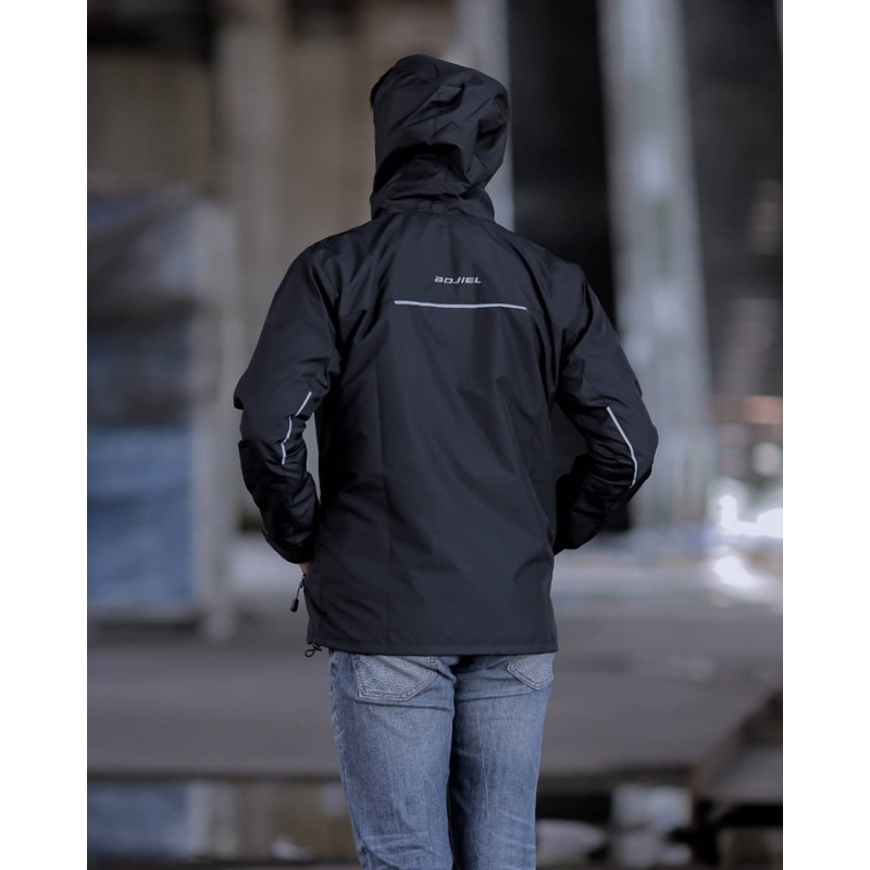 Hitam Jaket The Bojiel Jaket Parasut Jaket Outdoor List Abu