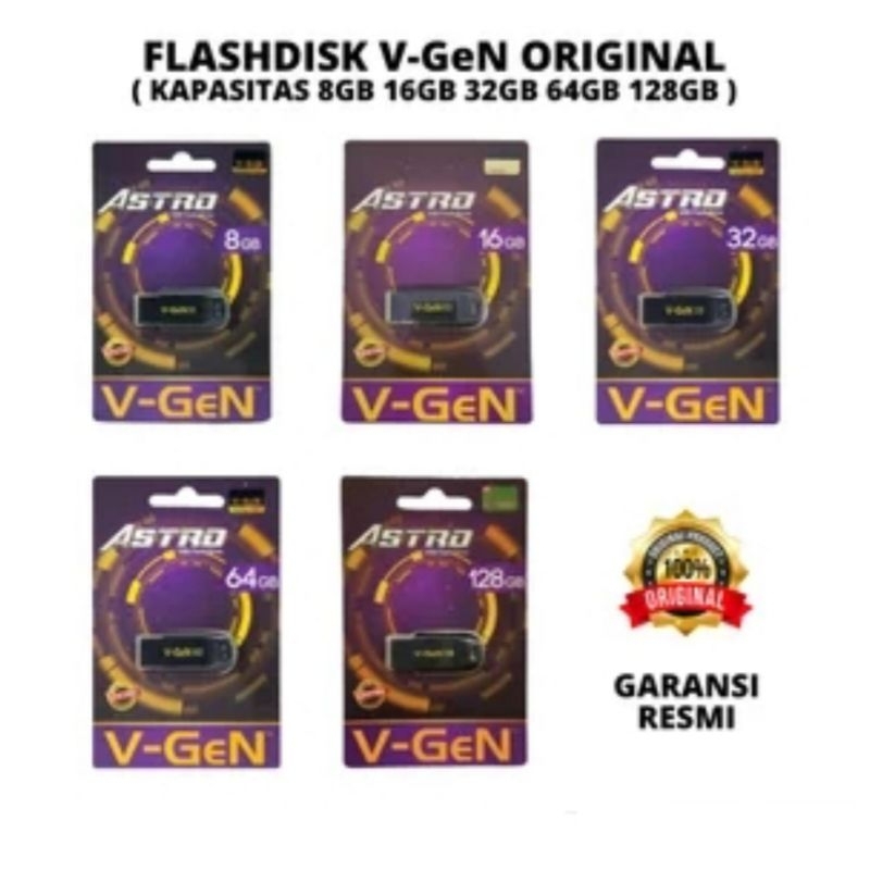 FLASHDISK V-GEN ORIGINAL 8GB 16GB 32GB 64GB 128GB USB ASTRO Flash Disk 8 gb 16 gb 32 gb 64 gb 128 gb Usb Data