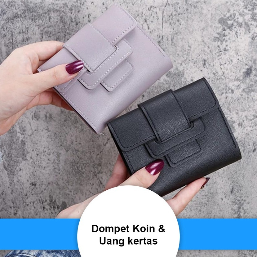 Dompet Wanita KEREN 6018 Tanpa Tali / dompet import murah real pic C5 C