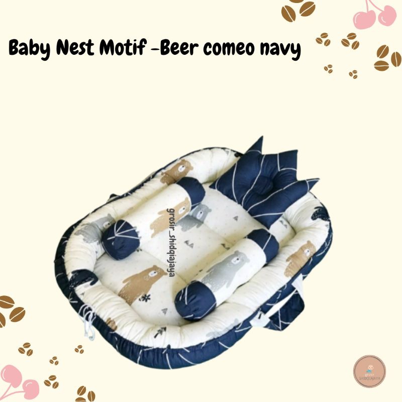 kasur bayi terlaris/babynest motif/kasur lucu/kado lahiran/kasur bayi murah/tempat tidur bayi