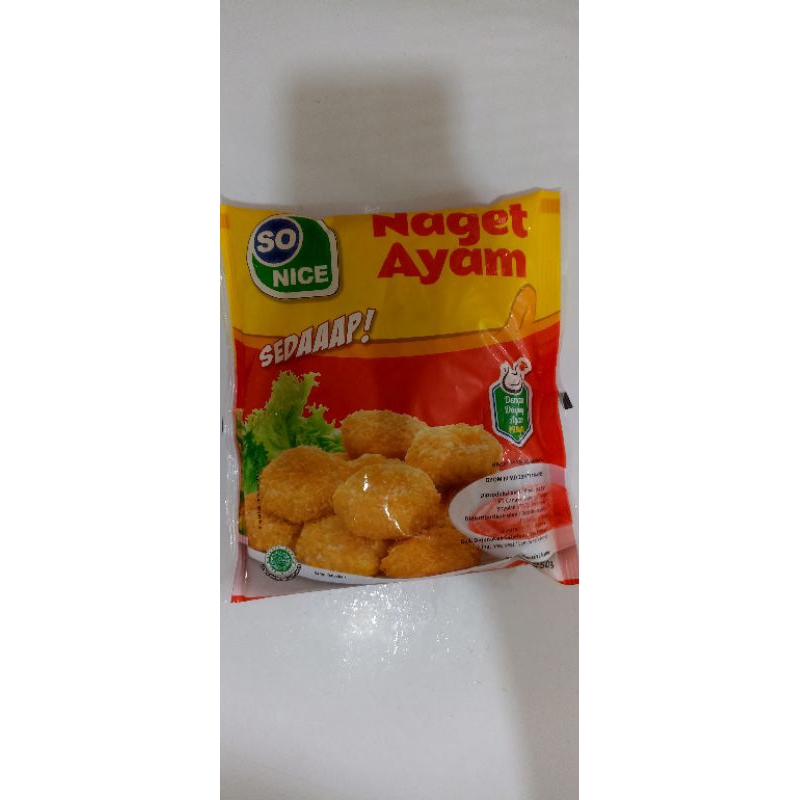 

So nice naget ayam 250gr nuget ayam