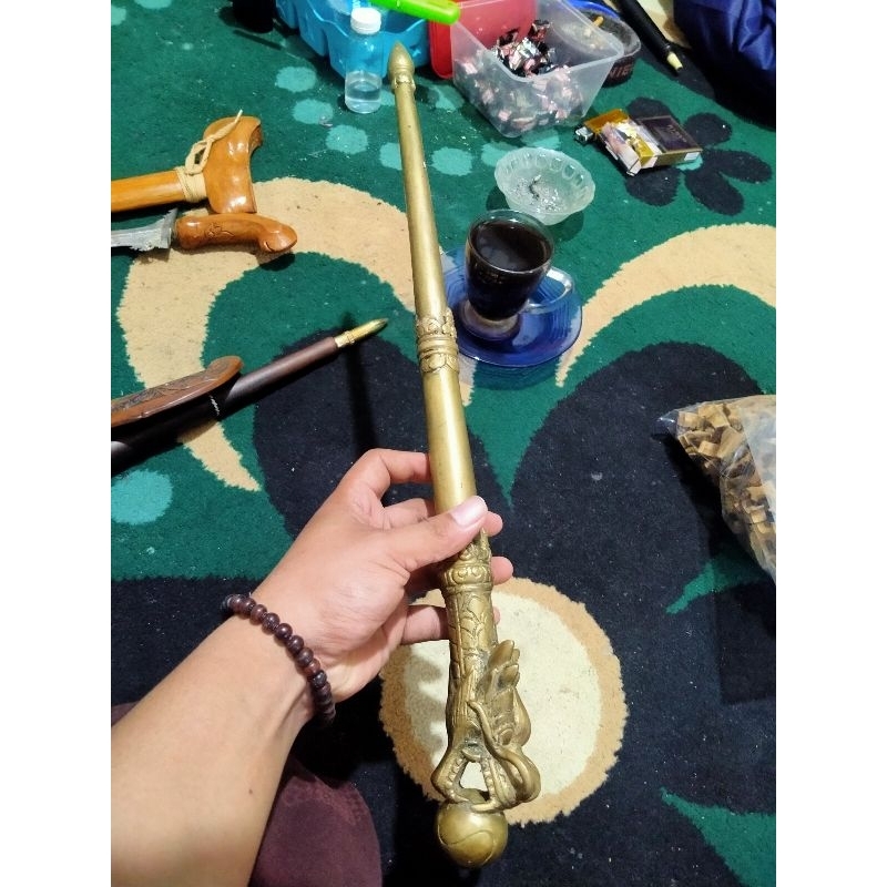 tongkat komando ukir