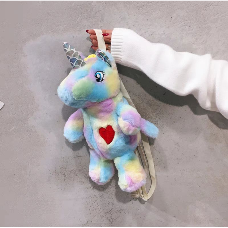 Tas Boneka Anak Model Unicorn Gaya Anak Sekolah Tas Cantik Anak Perempuan Exis &amp; Menarik