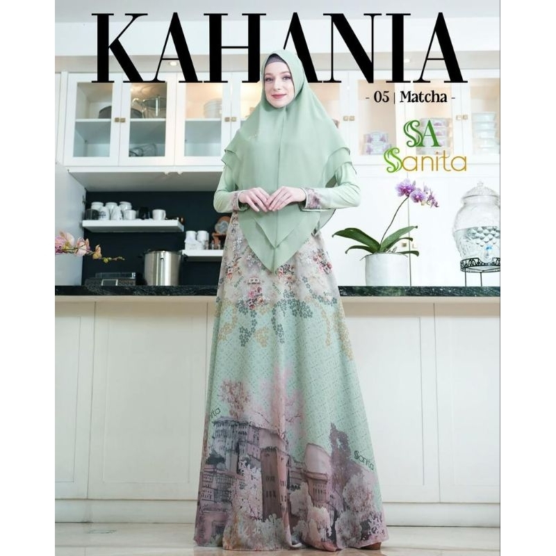 KHANIA SYARI SET BY SANITA GAMIS SYARI ABAYA TERBARU ORIGINAL