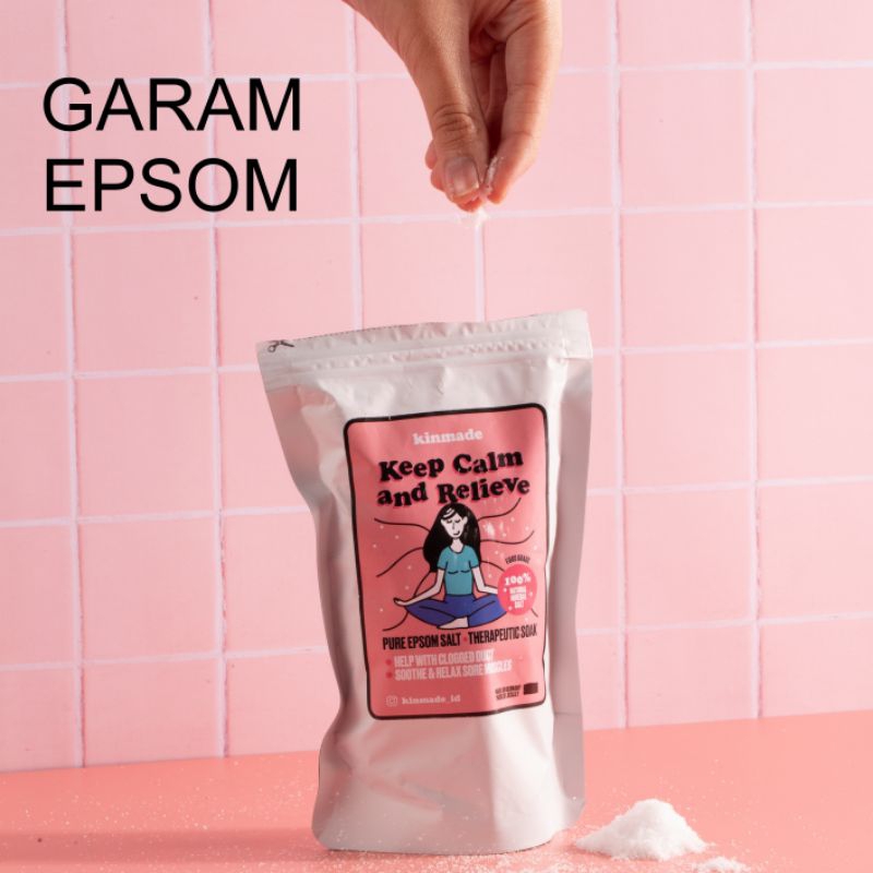 KINMADE GARAM EPSOM - EPSOM SALT 250gr (GERMANY) - PERAWATAN KULIT