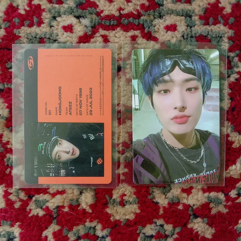 photocard san ateez, san movement, photocard mingi ateez movement, photocard hongjoong ateez, ateez 